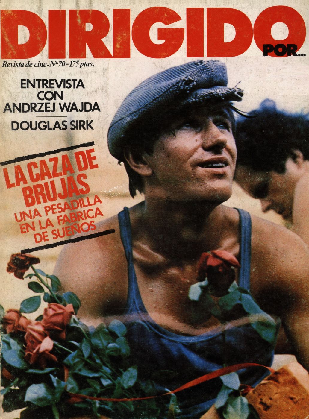DIRIGIDO POR... magazine side cover Issue 70 January/February 1980