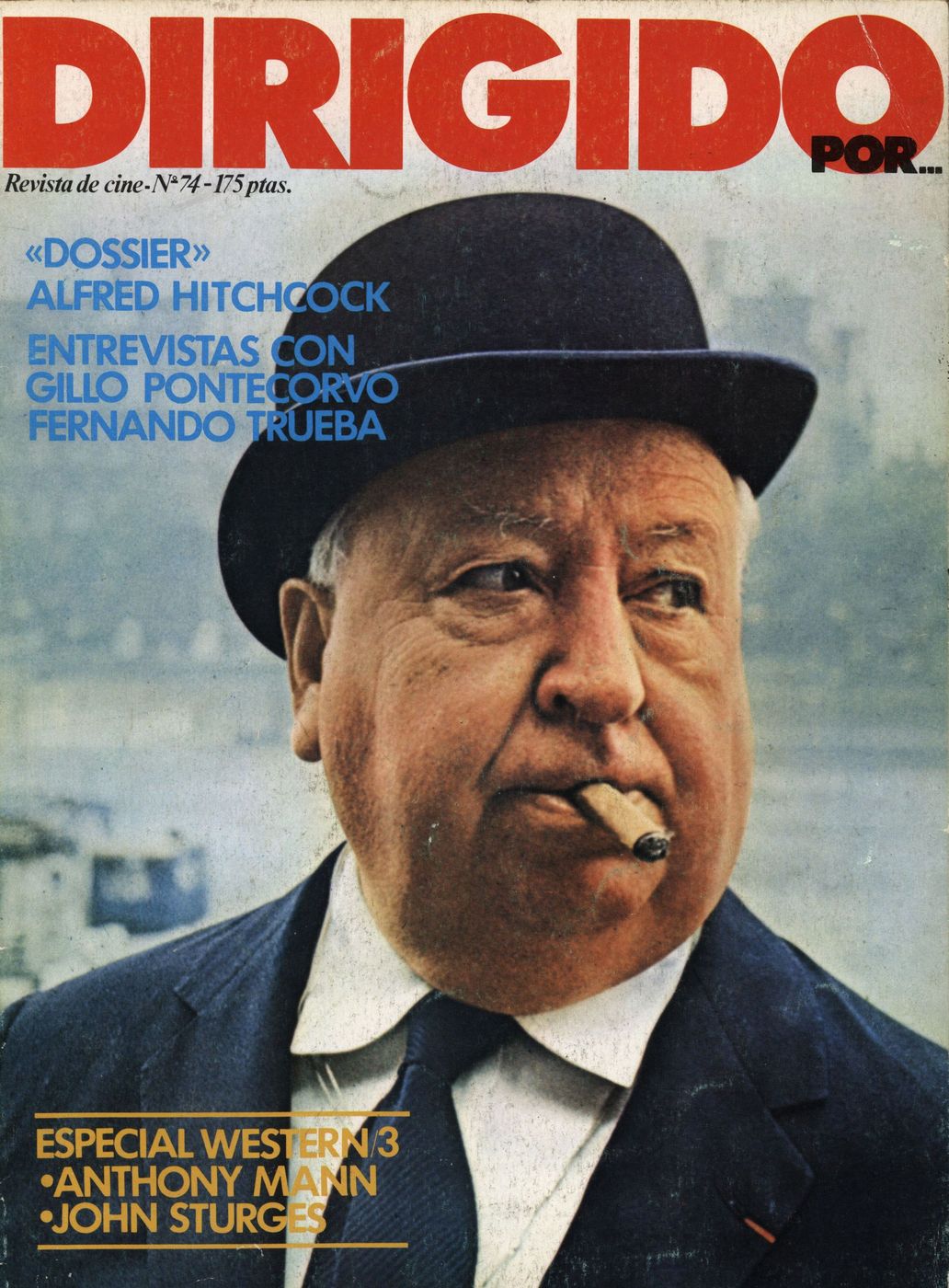 DIRIGIDO POR... magazine side cover Issue 74 June/July 1980