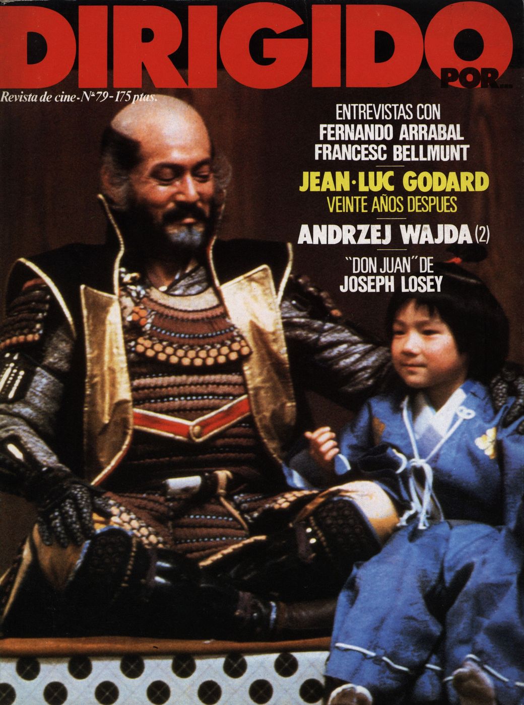 DIRIGIDO POR... magazine side cover Issue 79 January 1981