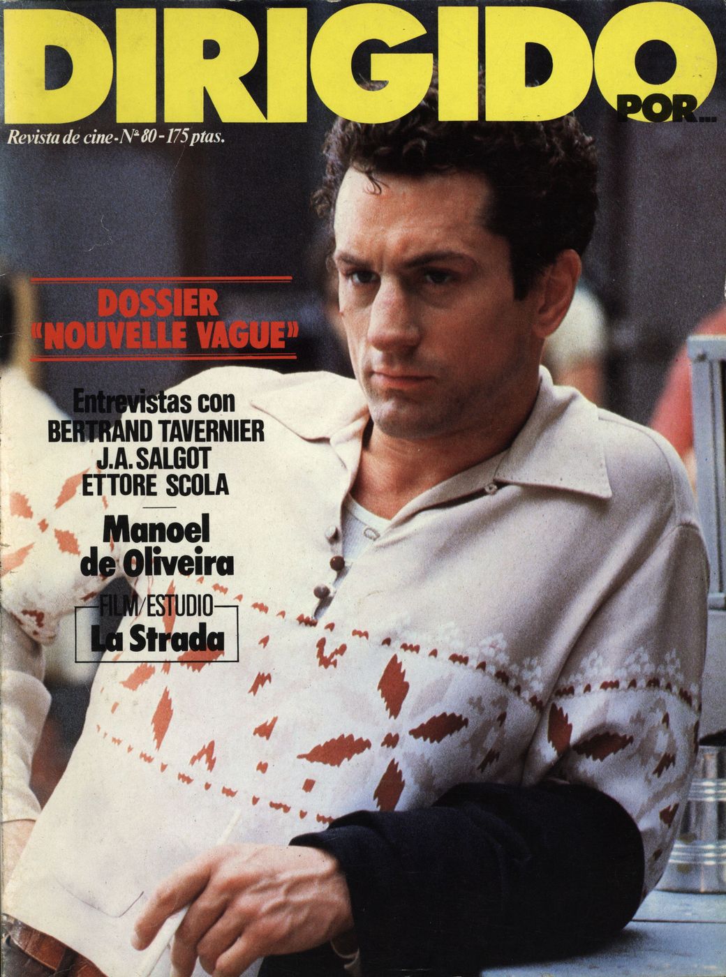 DIRIGIDO POR... magazine side cover Issue 80 February 1981
