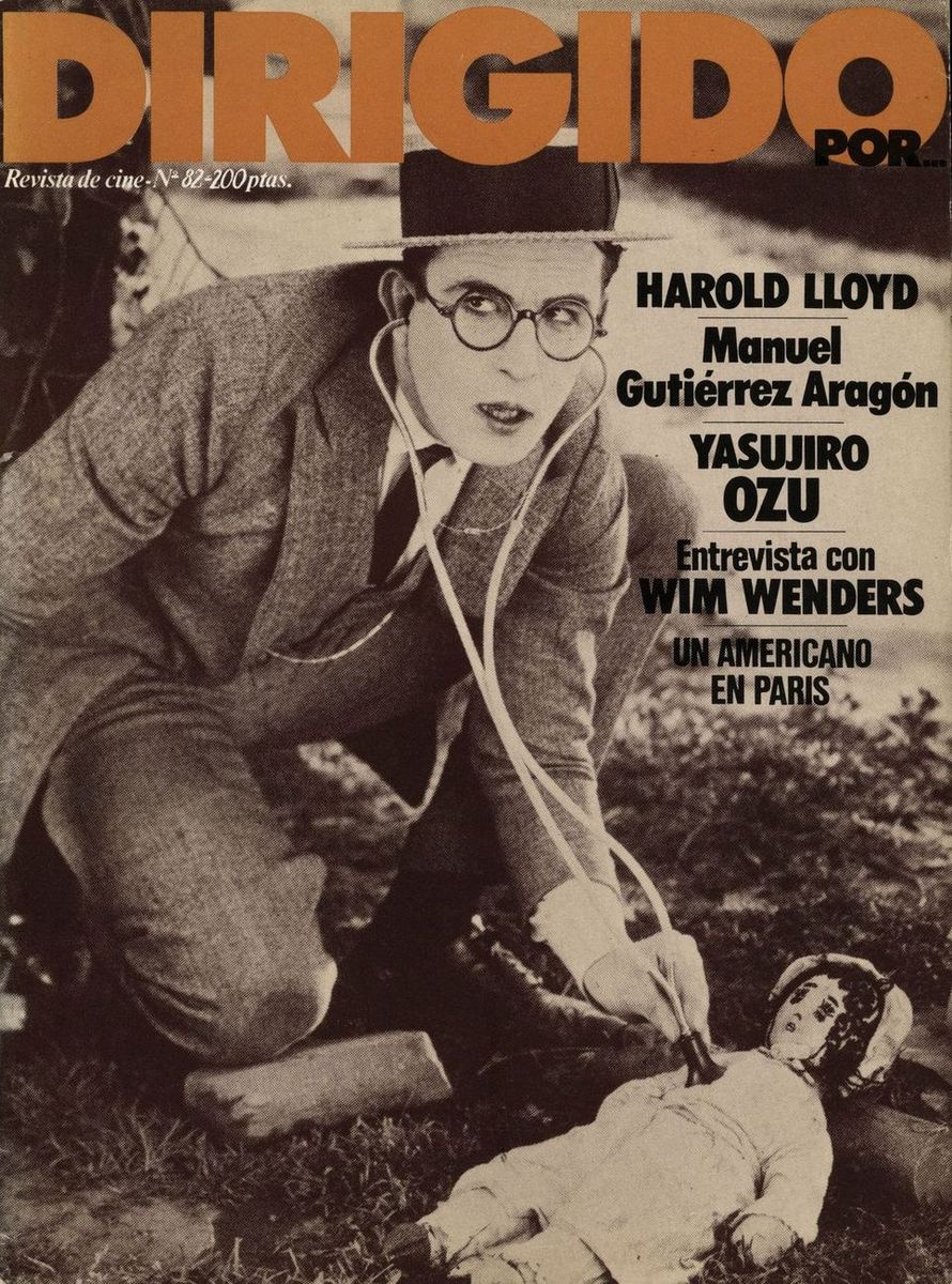 DIRIGIDO POR... magazine side cover Issue 82 April 1981