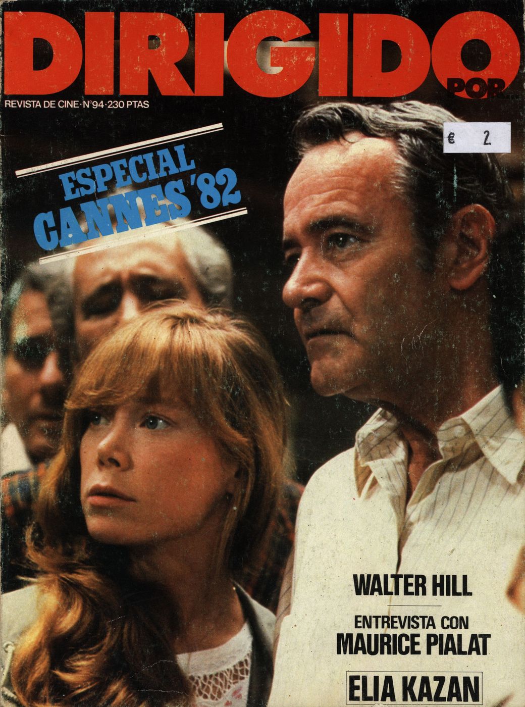 DIRIGIDO POR... magazine side cover Issue 94 June 1982