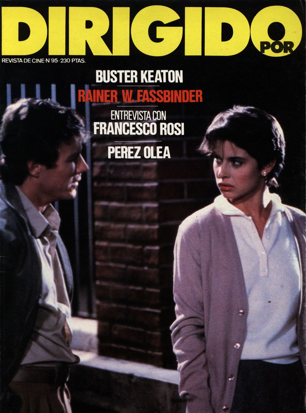 DIRIGIDO POR... magazine side cover Issue 95 July/August 1982
