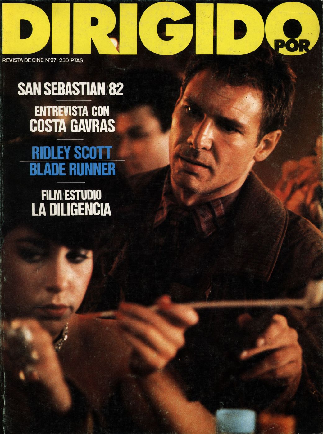 DIRIGIDO POR... magazine side cover Issue 97 October 1982