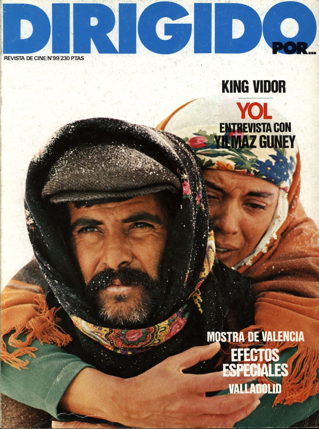 DIRIGIDO POR... magazine side cover Issue 99 December 1982
