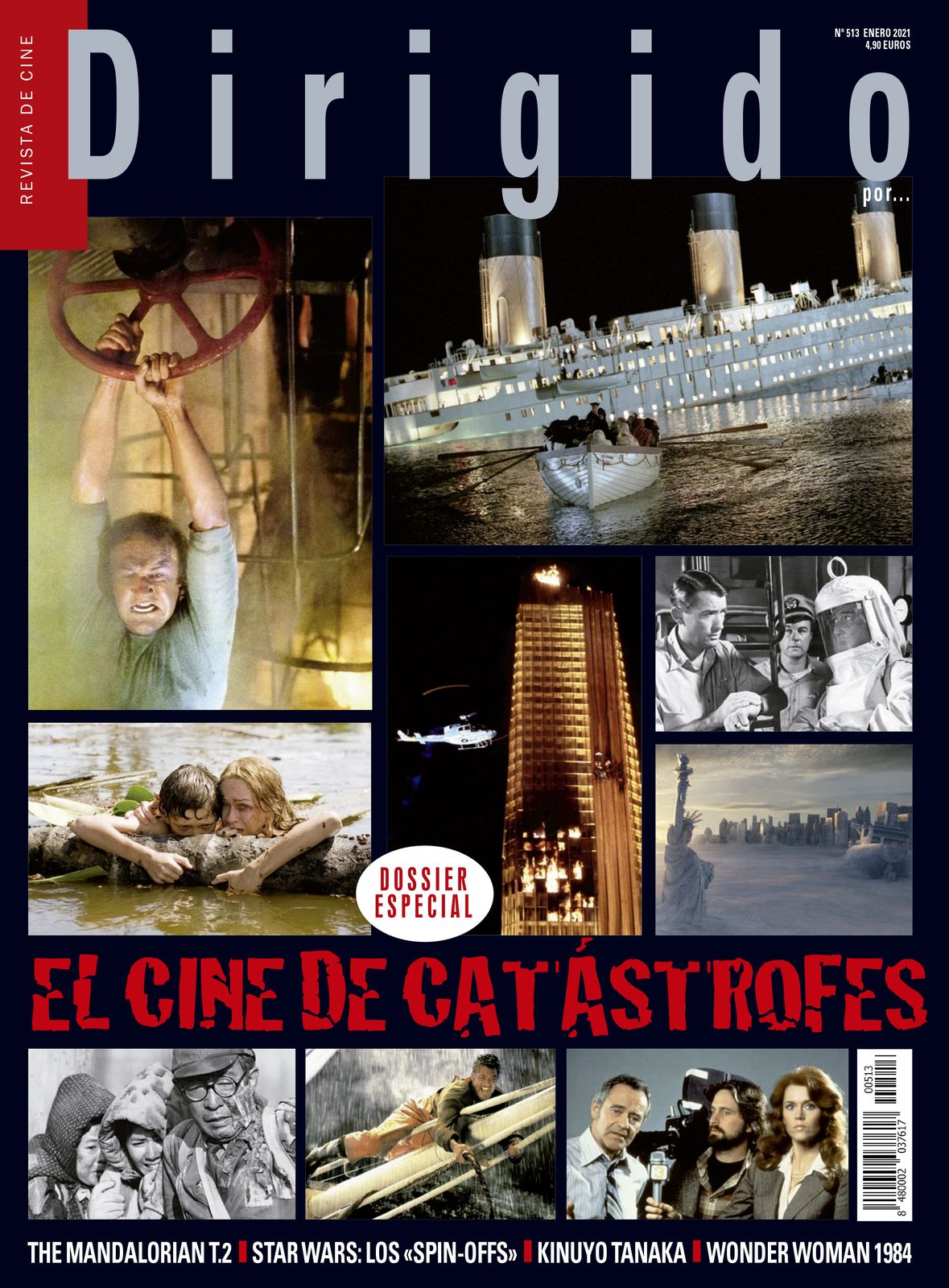 DIRIGIDO POR... magazine side cover Issue 513  January 2021