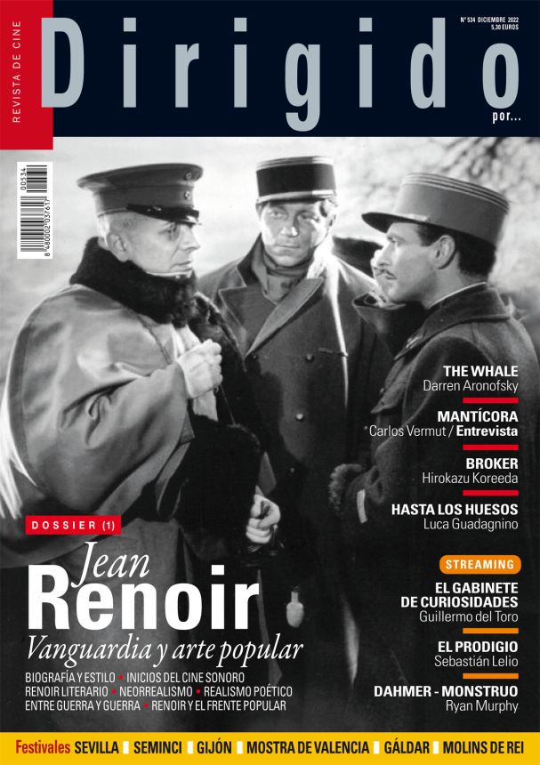 DIRIGIDO POR... magazine side cover Issue 534  December 2022