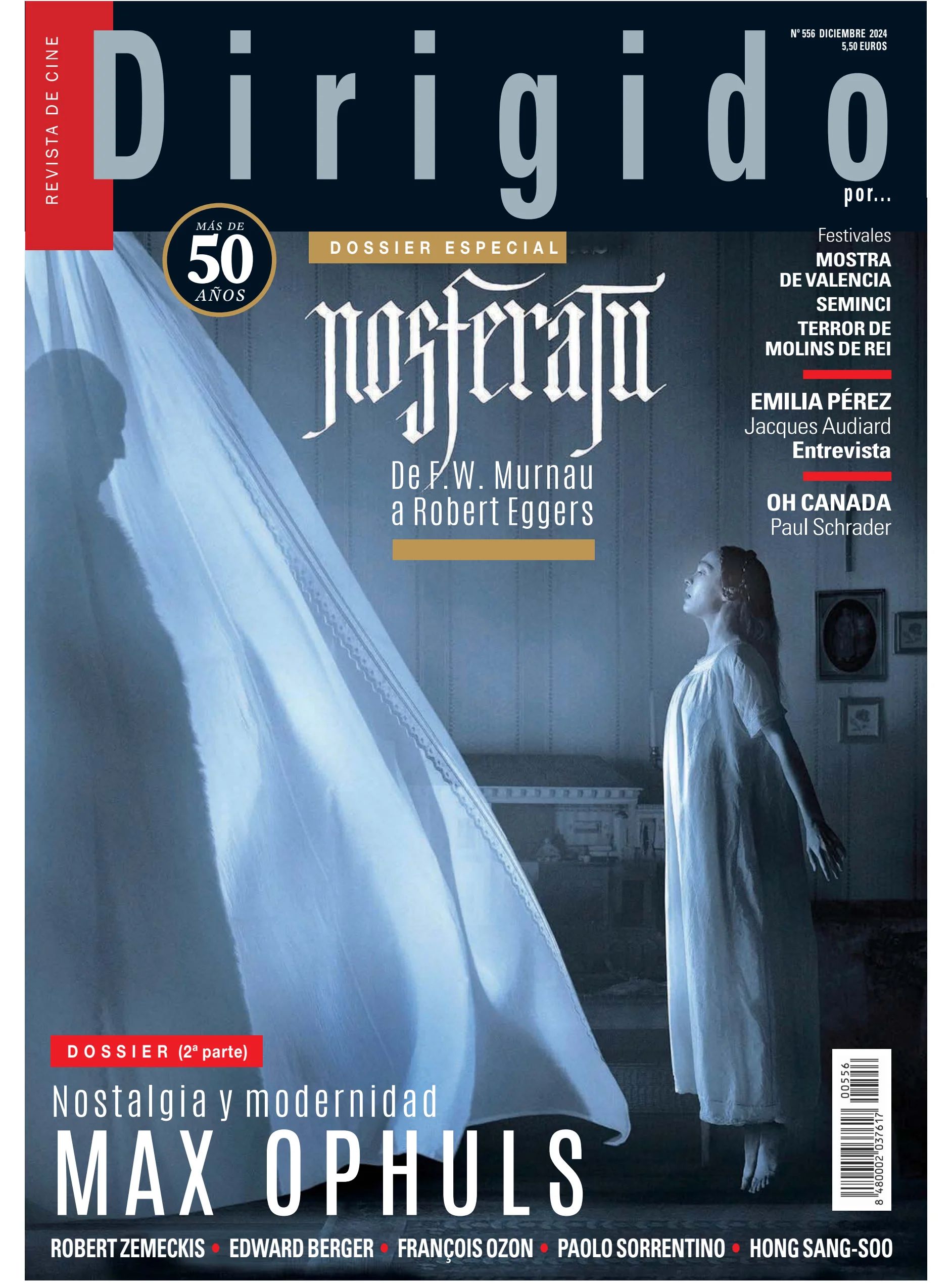 DIRIGIDO POR... magazine side cover Issue 556  December 2024