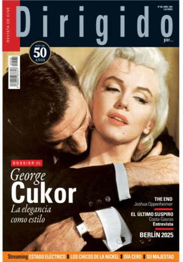 DIRIGIDO POR... magazine side cover Issue 560  April 2025