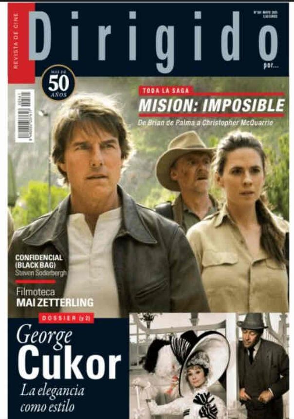DIRIGIDO POR... magazine side cover Issue 561  May 2025
