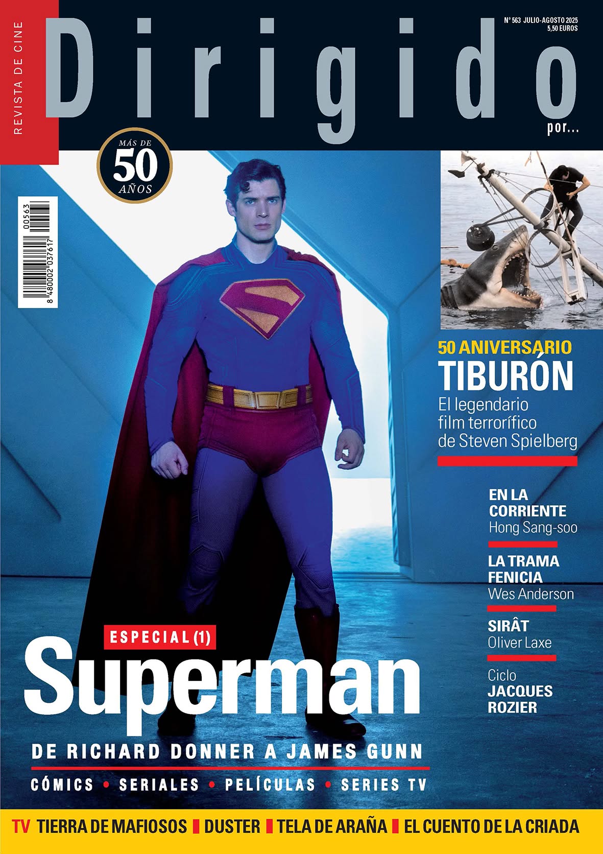 DIRIGIDO POR... magazine side cover Issue 563  July 2025