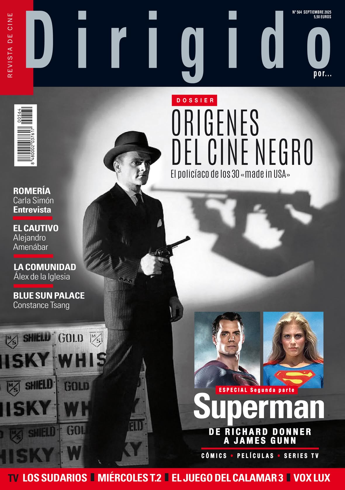 DIRIGIDO POR... magazine side cover Issue 564  September 2025