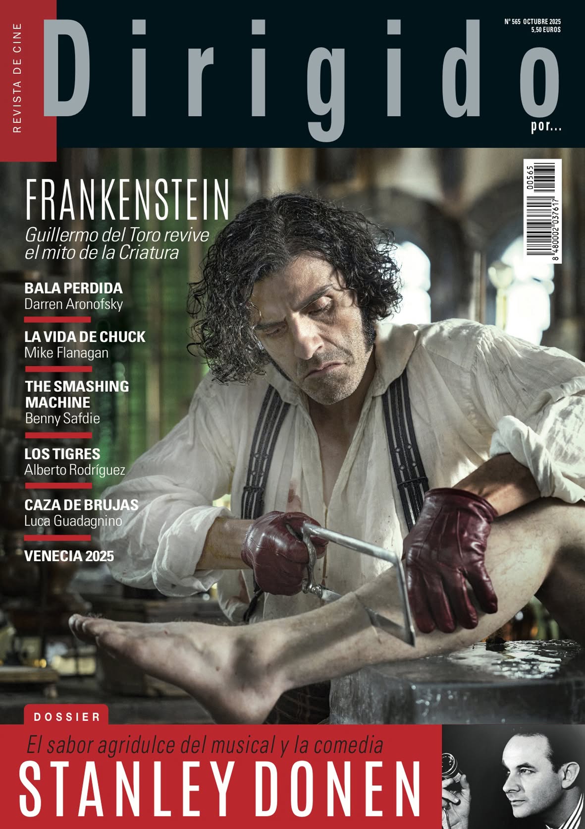 DIRIGIDO POR... magazine side cover Issue 565  October 2025