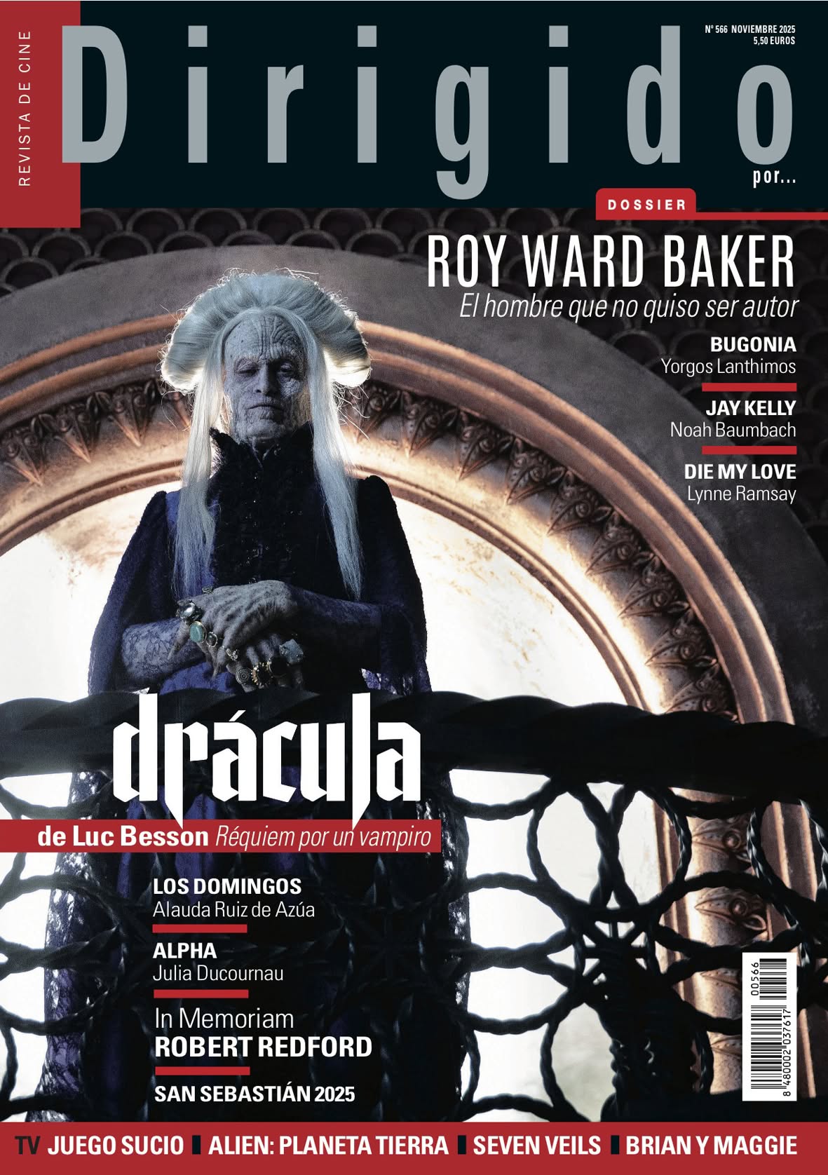 DIRIGIDO POR... magazine side cover Issue 566  November 2025