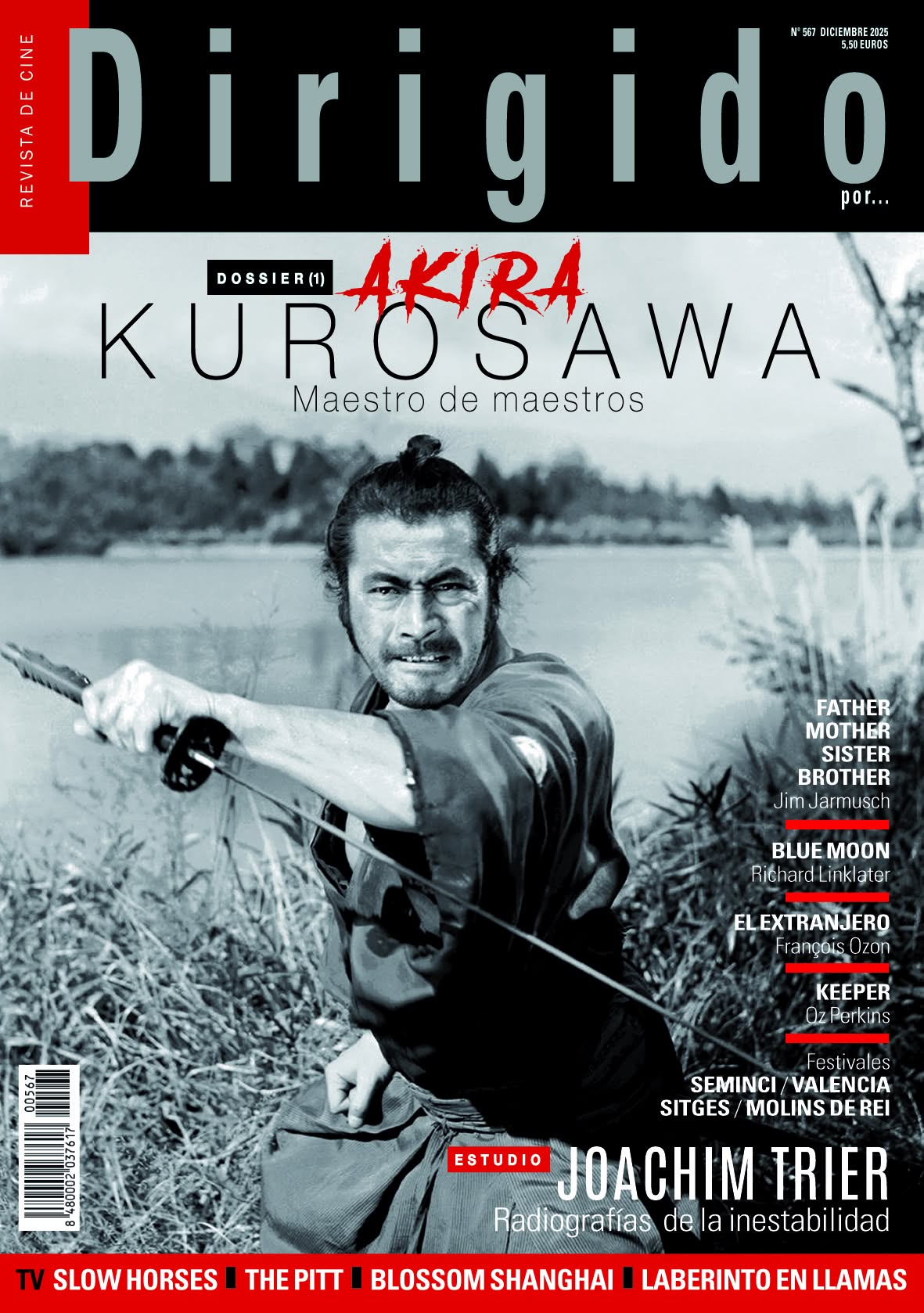 DIRIGIDO POR... magazine side cover Issue 567  December 2025