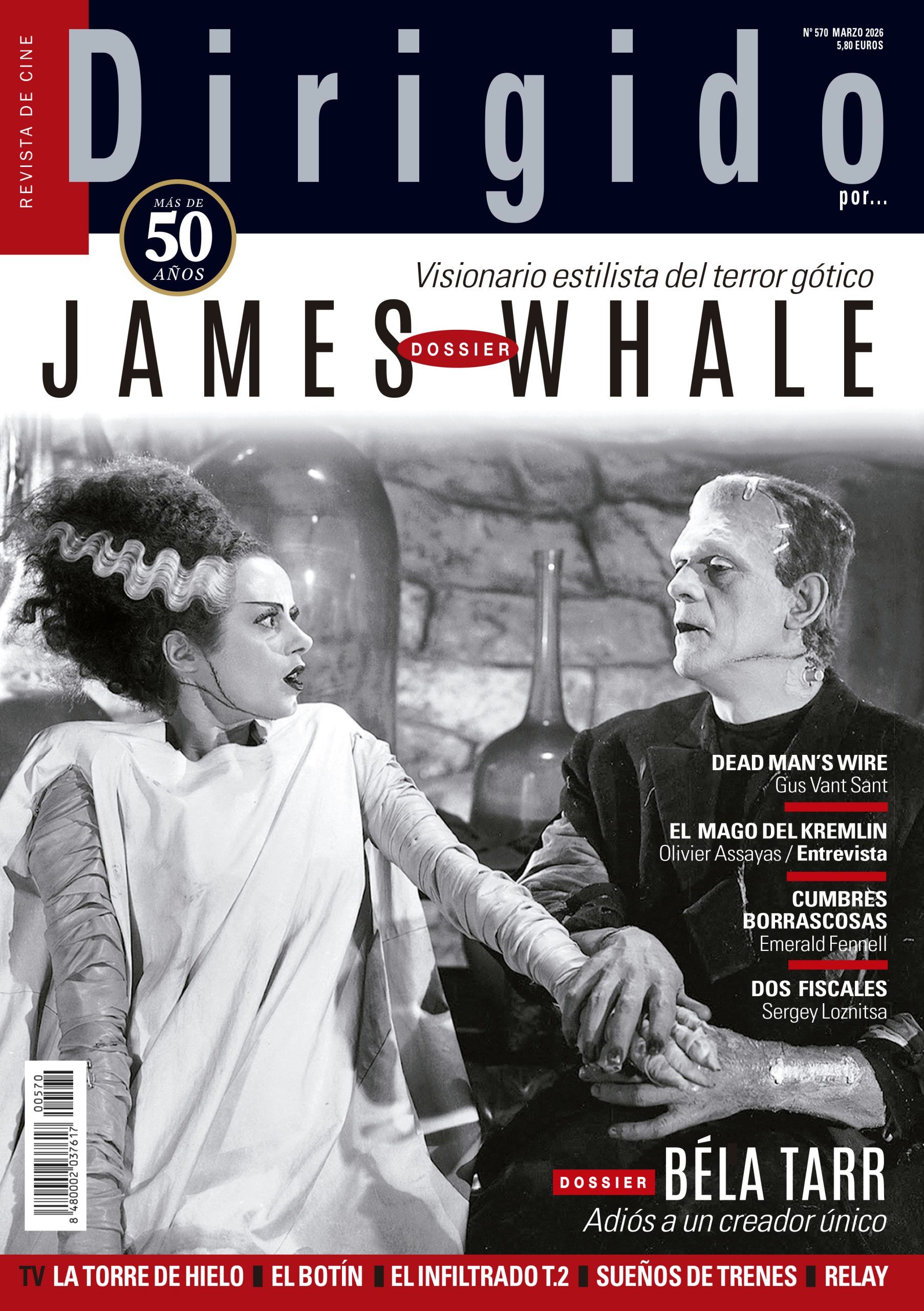 DIRIGIDO POR... magazine side cover Issue 570  March 2026
