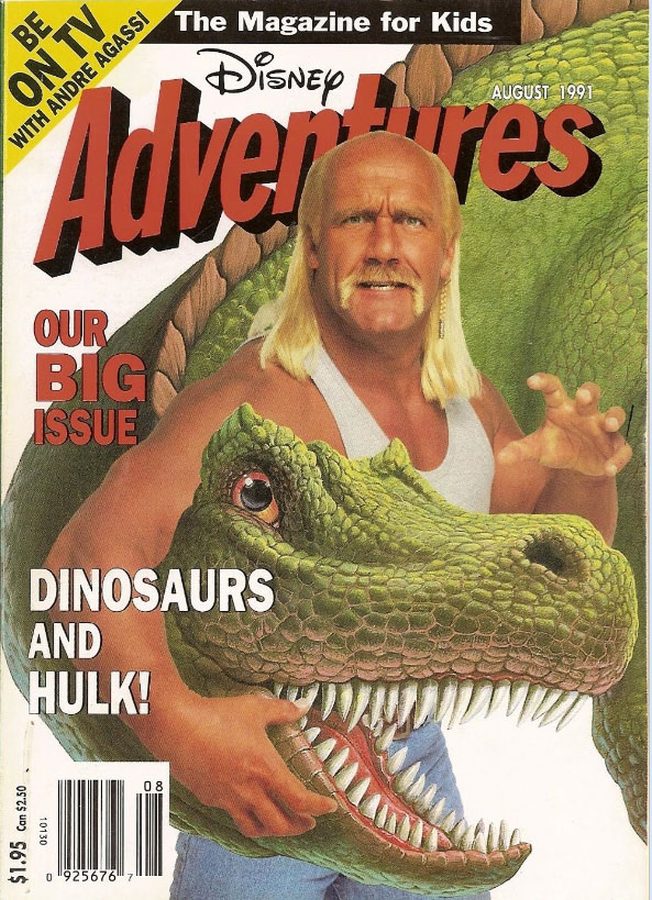 DISNEY ADVENTURES magazine side cover Issue 10 August 1991