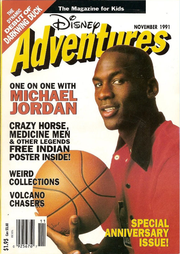 DISNEY ADVENTURES magazine side cover Issue 13 November 1991