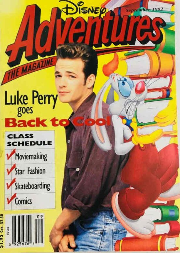DISNEY ADVENTURES magazine side cover Issue 23 September 1992