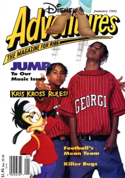 DISNEY ADVENTURES magazine side cover Issue 27 January 1993