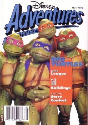 DISNEY ADVENTURES magazine side cover Issue 31 May 1993