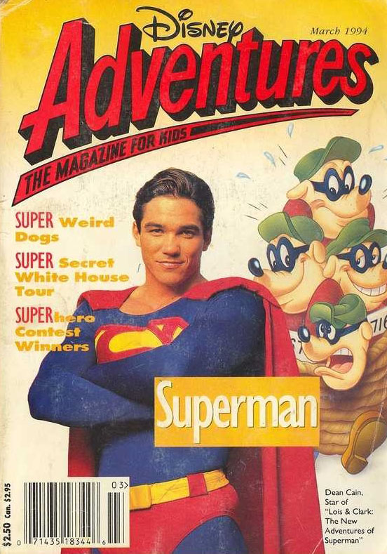 DISNEY ADVENTURES magazine side cover Issue 41 March 1994