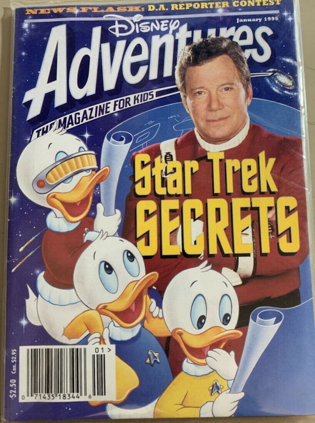DISNEY ADVENTURES magazine side cover Issue 52 January 1995