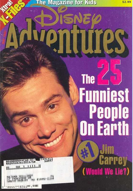 DISNEY ADVENTURES magazine side cover Issue 84 May 1997