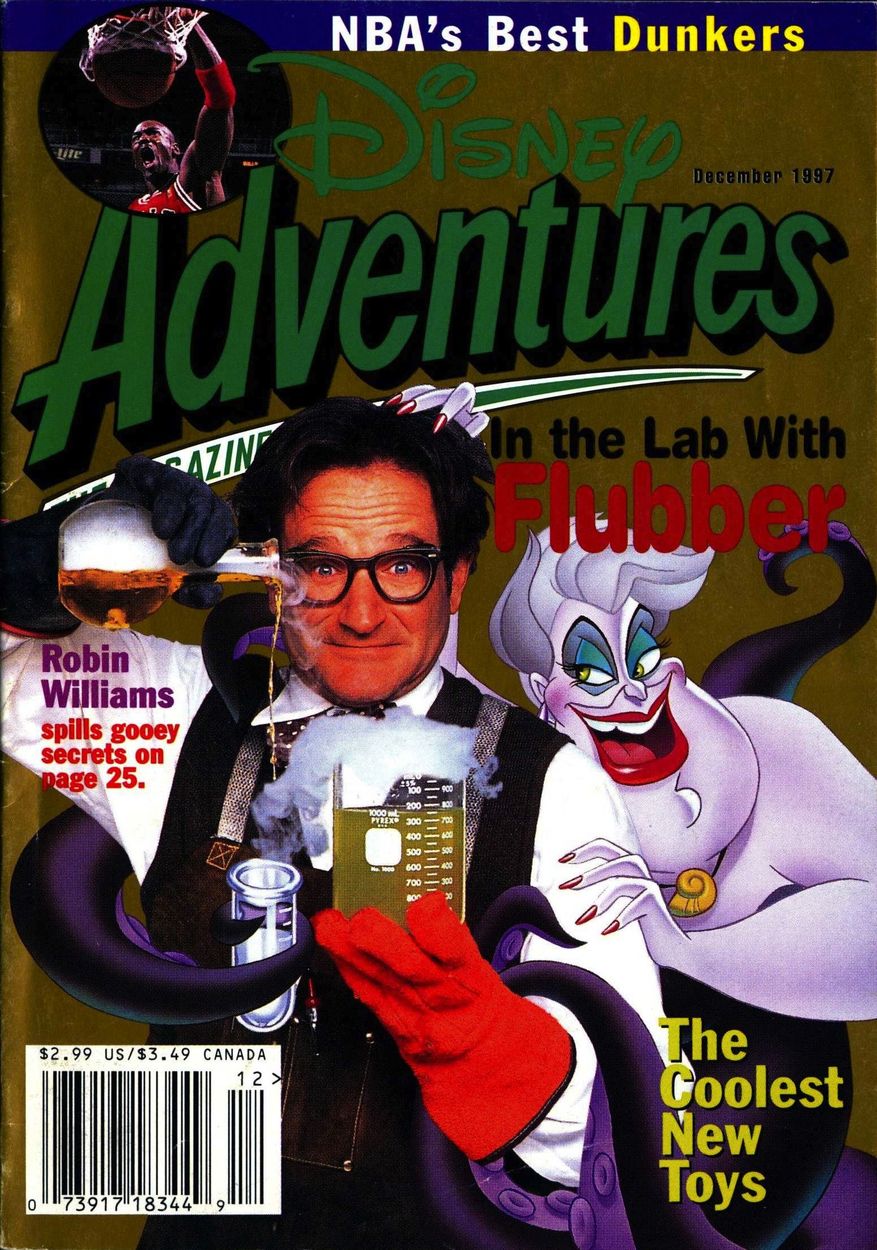 DISNEY ADVENTURES magazine side cover Issue 93 December 1997