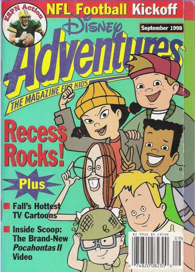 DISNEY ADVENTURES magazine side cover September 1998