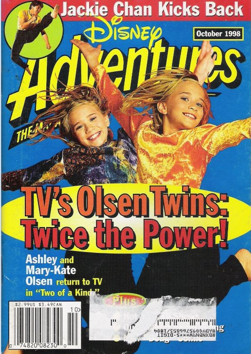 DISNEY ADVENTURES magazine side cover October 1998