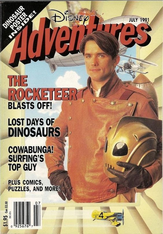 DISNEY ADVENTURES magazine side cover Issue 9 July 1991