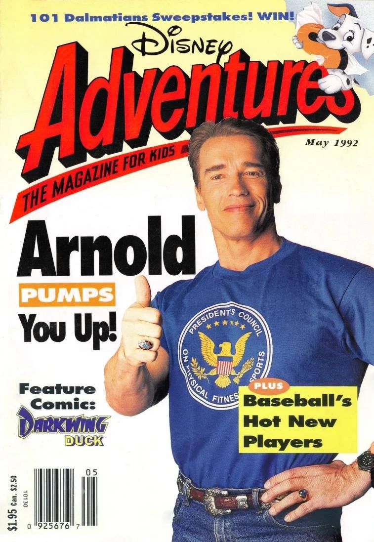 DISNEY ADVENTURES magazine side cover Issue 19 May 1992