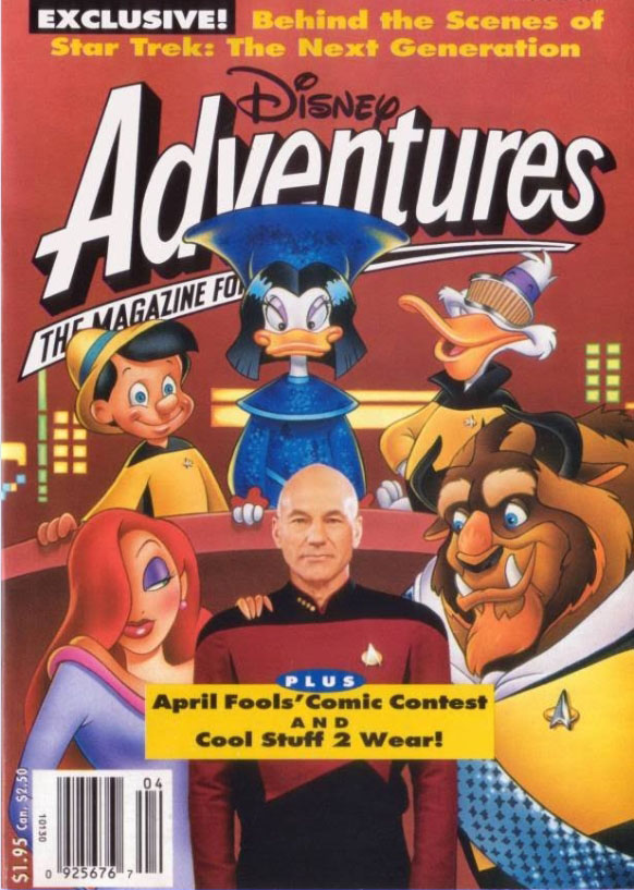 DISNEY ADVENTURES magazine side cover Issue 30 April 1993