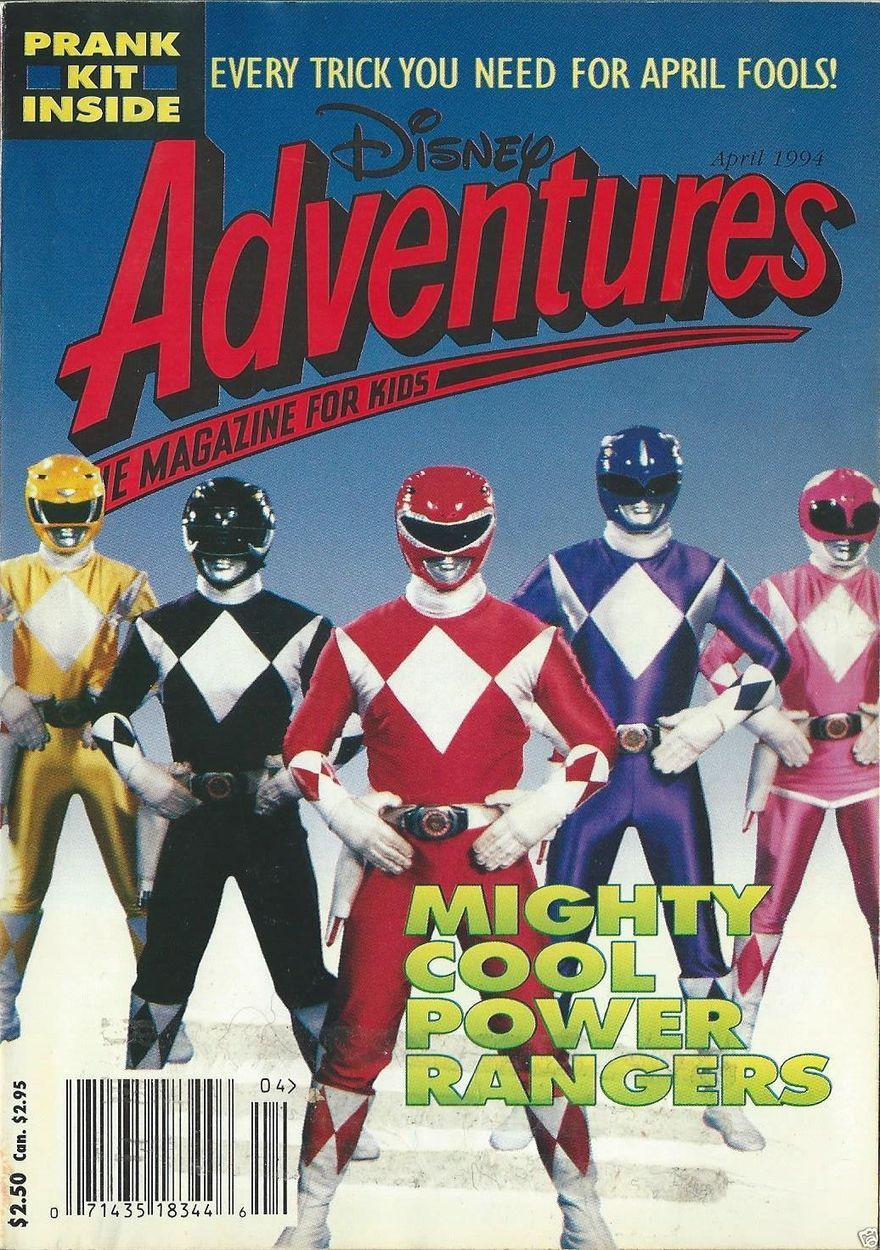 DISNEY ADVENTURES magazine side cover Issue 42 April 1994