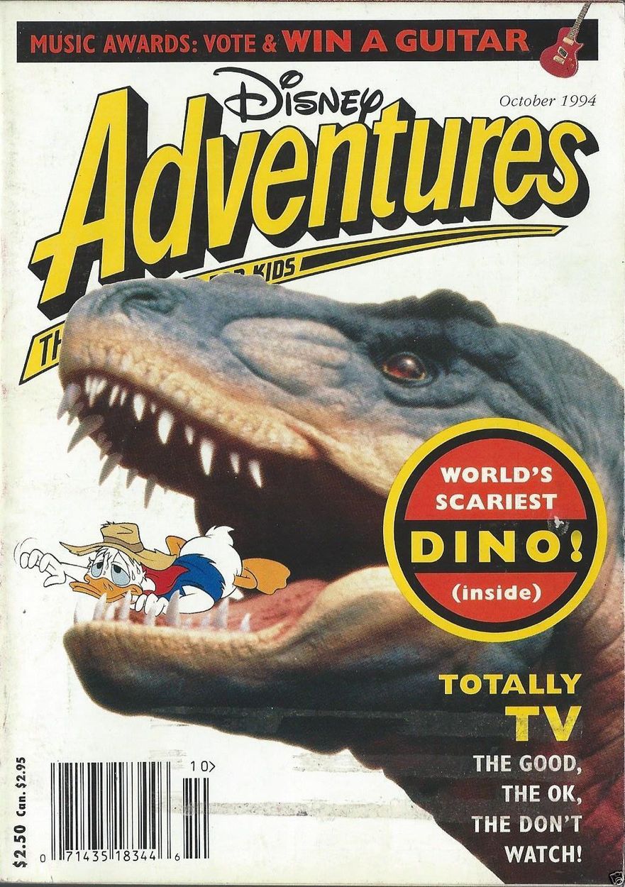 DISNEY ADVENTURES magazine side cover Issue 49 October 1994