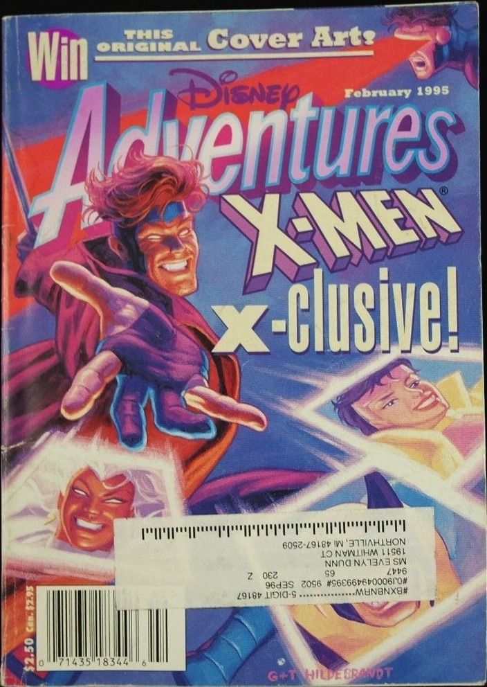 DISNEY ADVENTURES magazine side cover Issue 53 February 1995