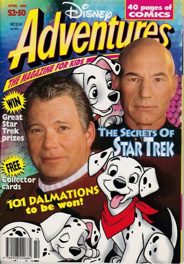 DISNEY ADVENTURES magazine side cover Issue 55 April 1995