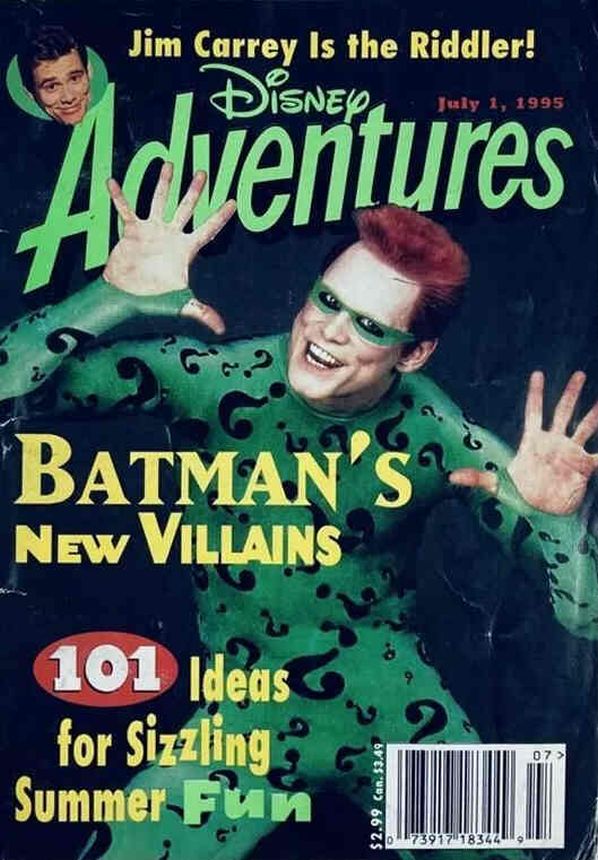 DISNEY ADVENTURES magazine side cover Issue 58 1 July 1995
