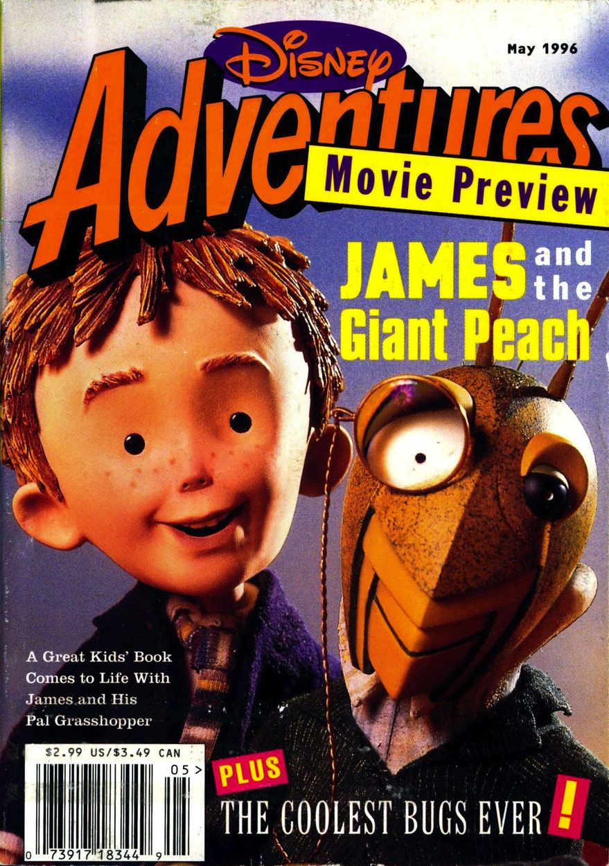 DISNEY ADVENTURES magazine side cover Issue 70 May 1996