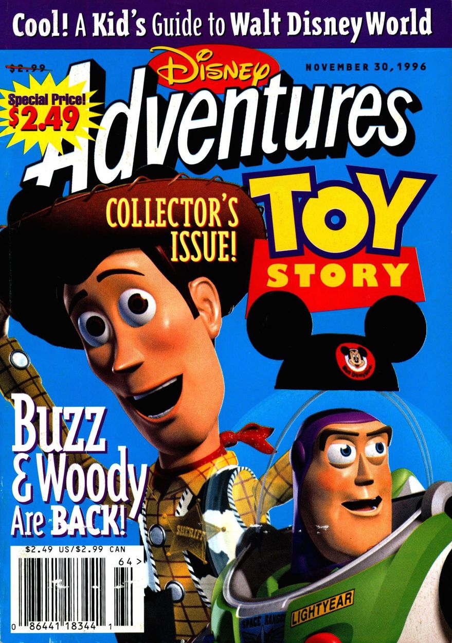 DISNEY ADVENTURES magazine side cover Issue 79 30 November 1996
