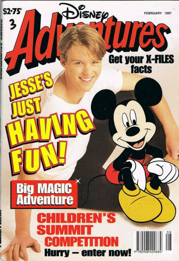 DISNEY ADVENTURES magazine side cover Issue 81 February 1997