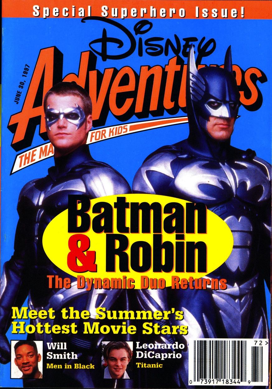 DISNEY ADVENTURES magazine side cover Issue 86 30 June 1997
