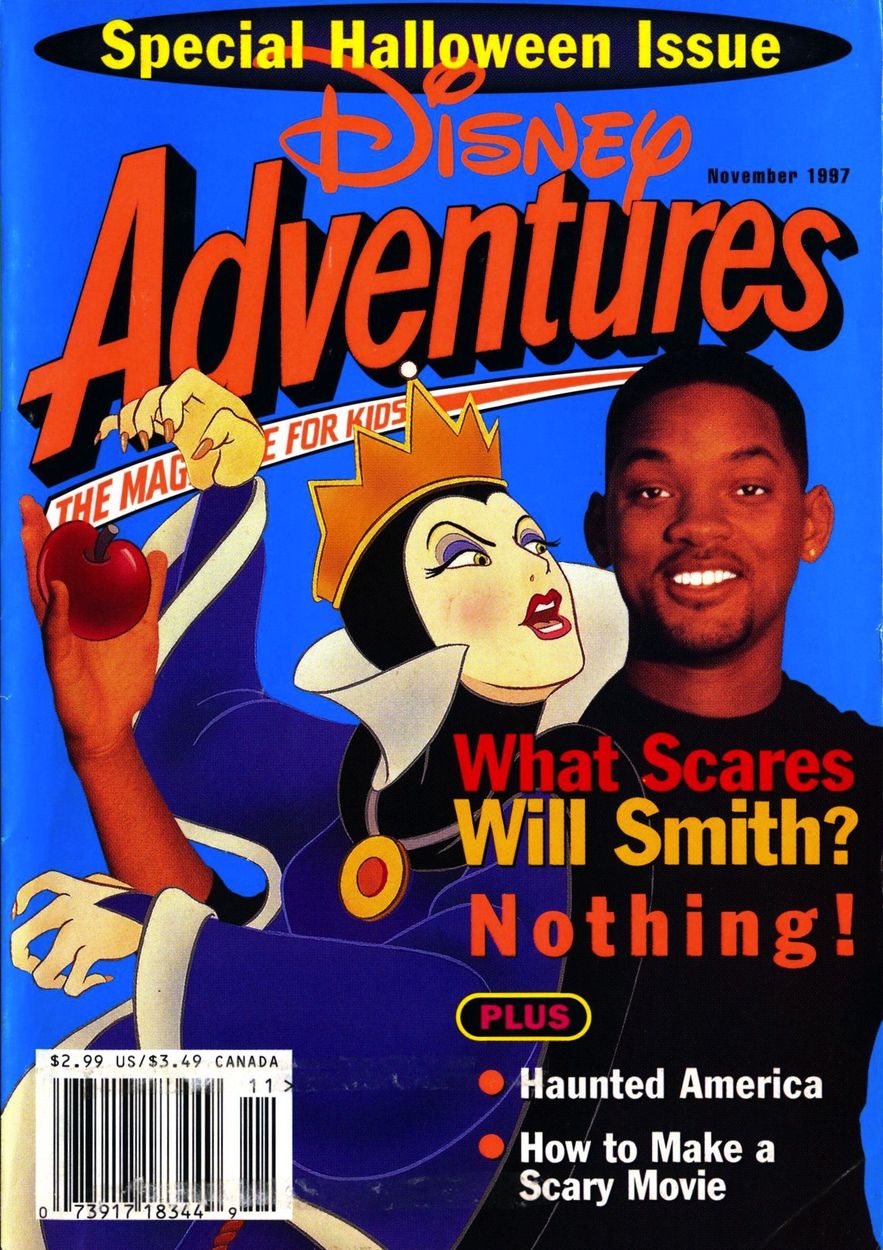 DISNEY ADVENTURES magazine side cover Issue 92 November 1997