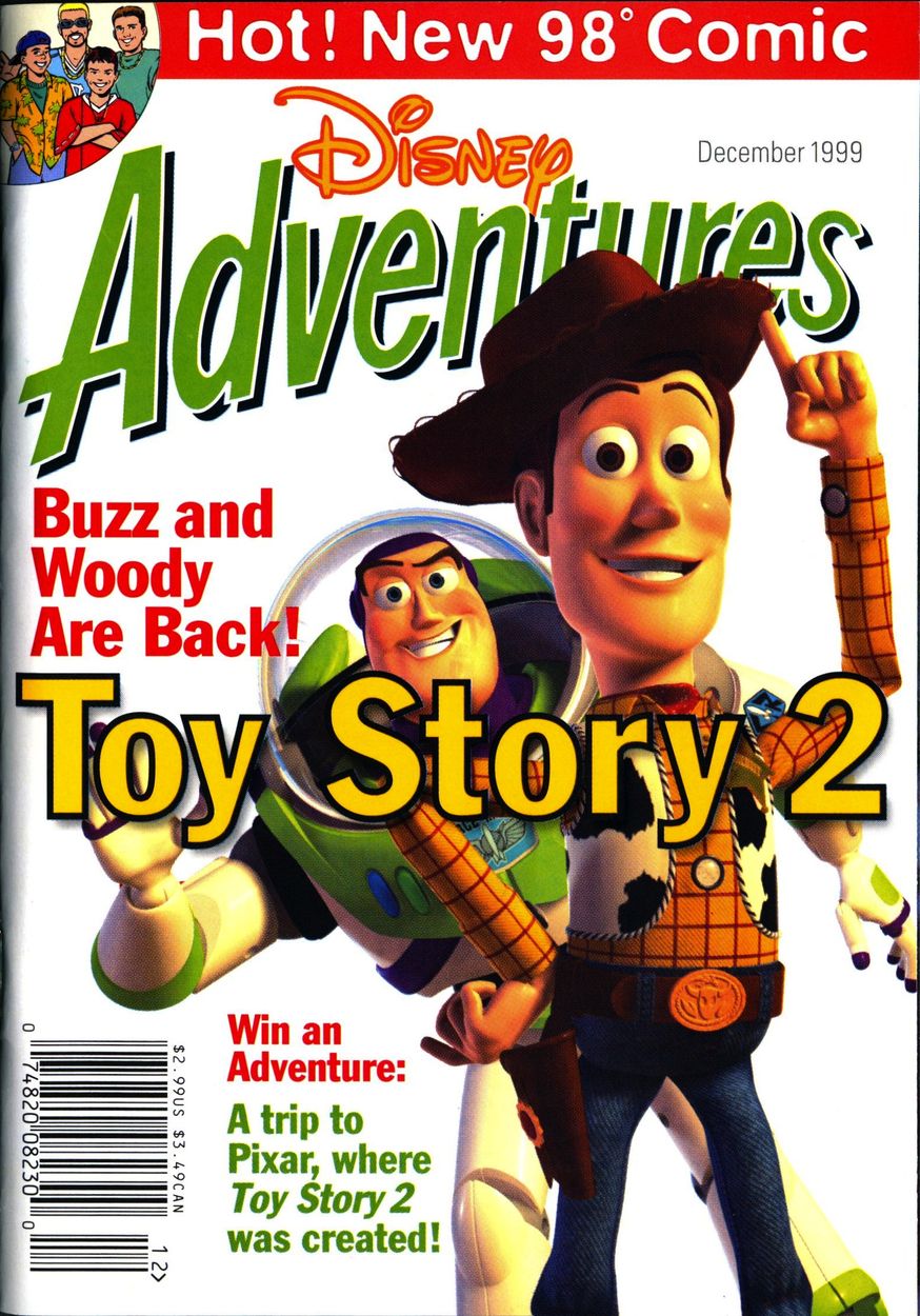 DISNEY ADVENTURES magazine side cover December 1999
