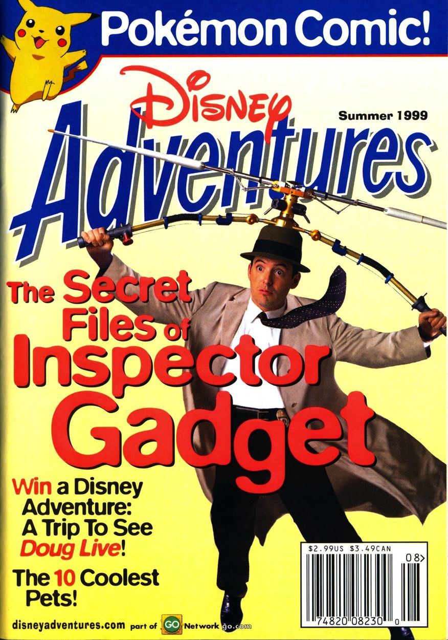 DISNEY ADVENTURES magazine side cover Summer 1999
