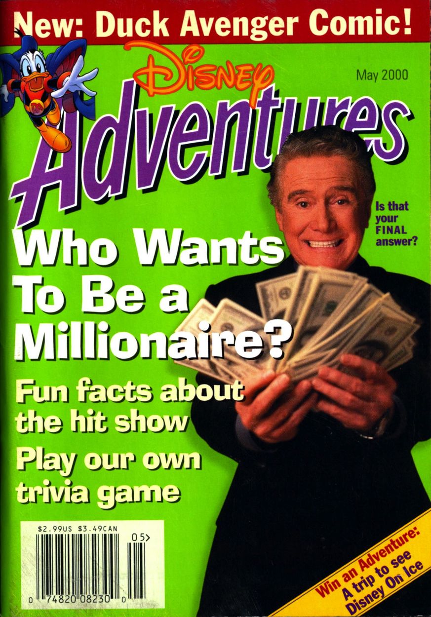 DISNEY ADVENTURES magazine side cover May 2000