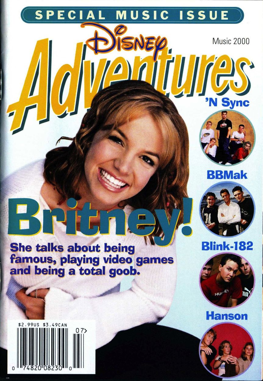 DISNEY ADVENTURES magazine side cover  Special  2000