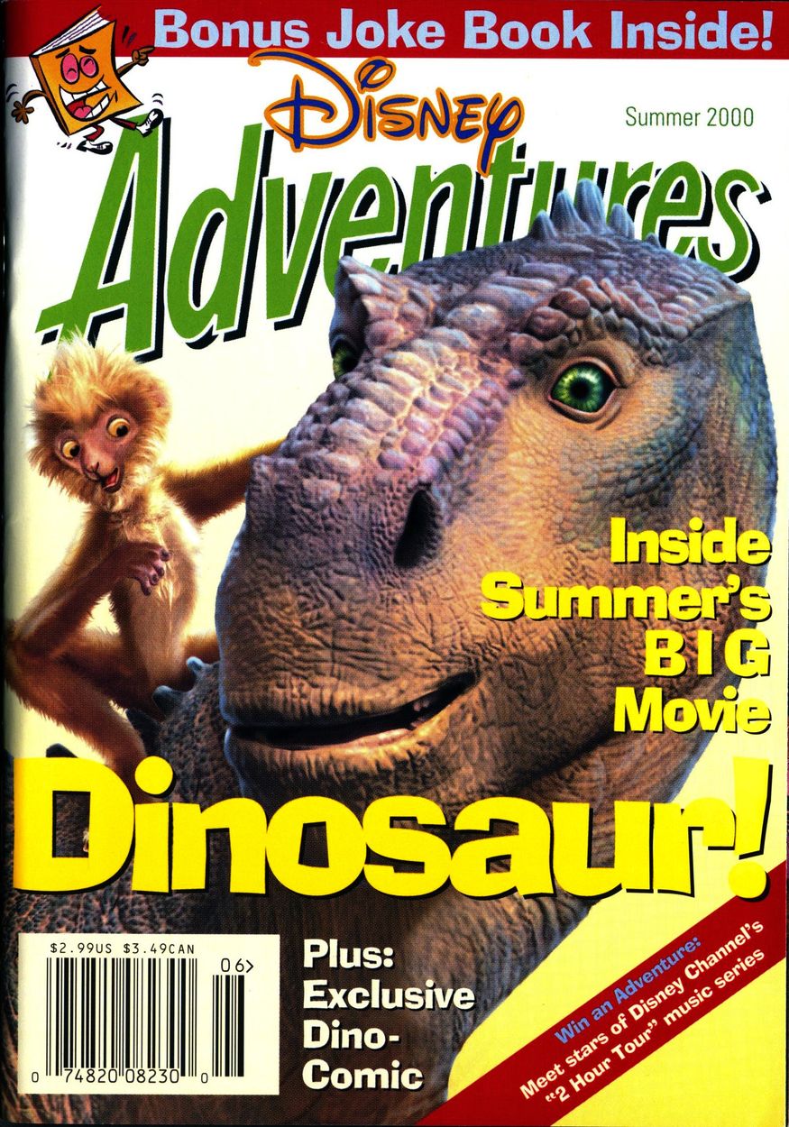 DISNEY ADVENTURES magazine side cover Summer 2000