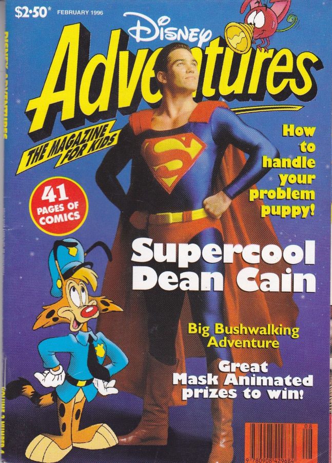 DISNEY ADVENTURES (AU) magazine side cover February 1996